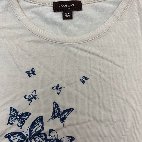 Imoga Little Girls Tee With Print Size 4. - Picture 3 of 5